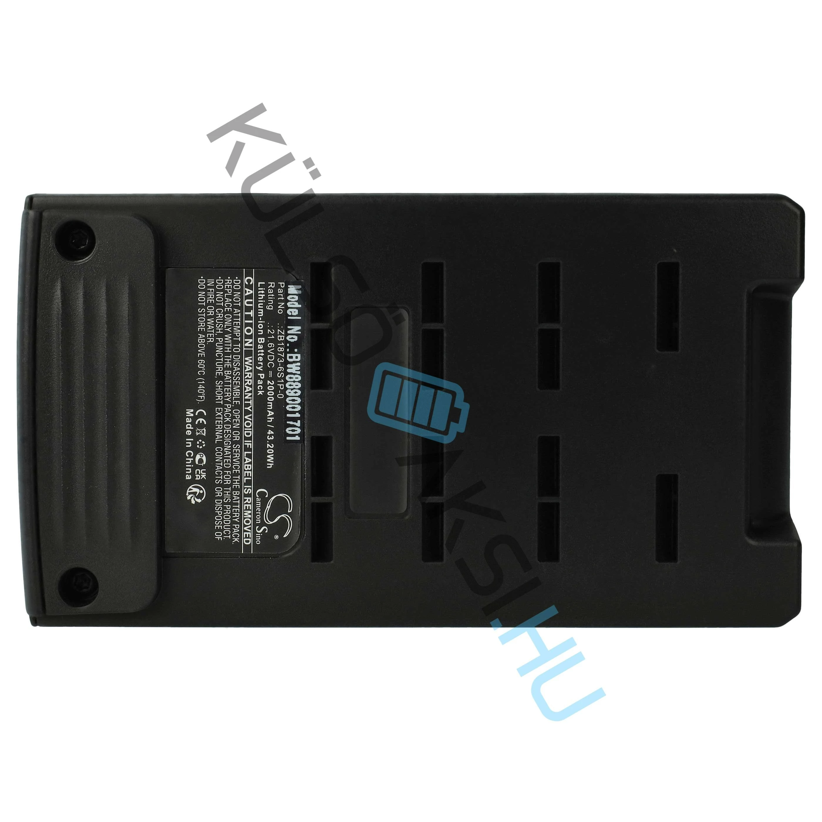 Csere akkumulátor  Tineco ZB1873-6S1P-03, ZB1873-6S1P-0  - 2000mAh, 21.6V, Li-Ion