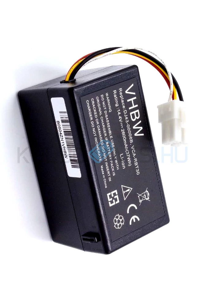 VHBW Akkumulátor Samsung DJ43-00006A, DJ43-00006B, DJ96-00152B - 2600mAh, 14.4V, Li-ion