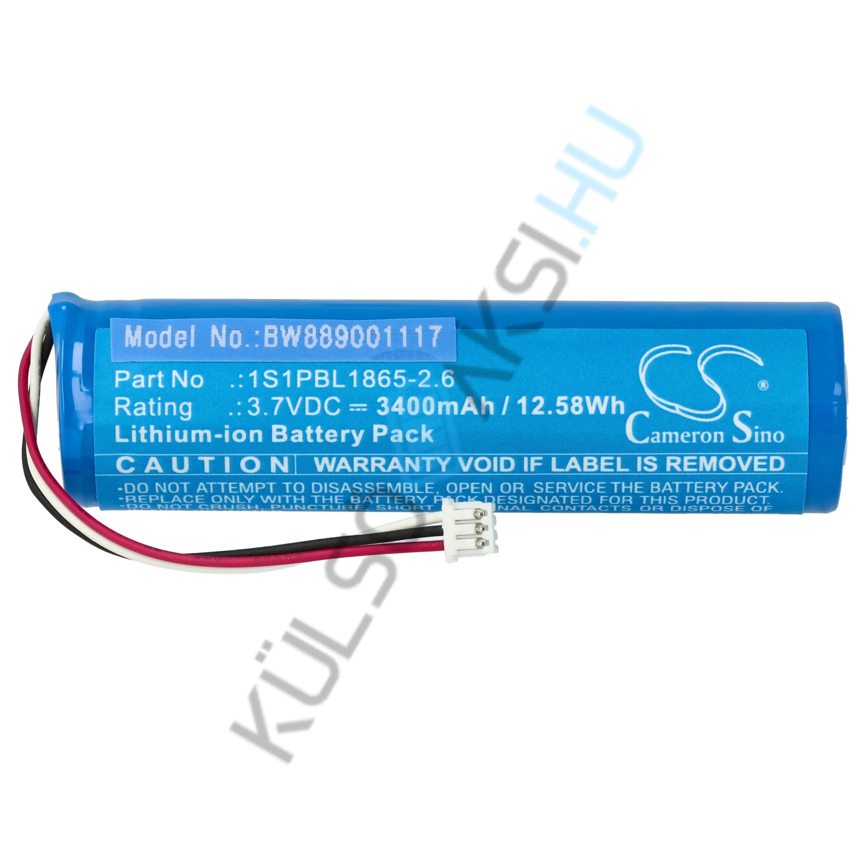 VHBW Baby Monitor Battery Replacement for Philips 1S1PBL1865-2.6 - 3400 mAh 3.7 V Li-Ion