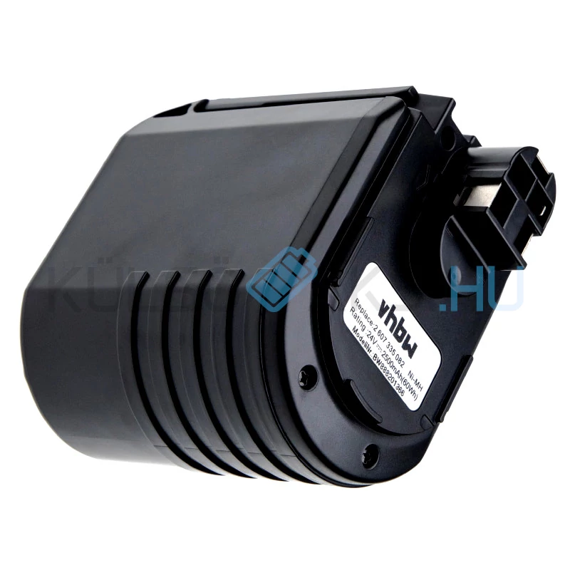 VHBW Elektromos szerszám akkumulátor Bosch 1617334082, 2607335082 - 2500 mAh, 24 V, NiMH