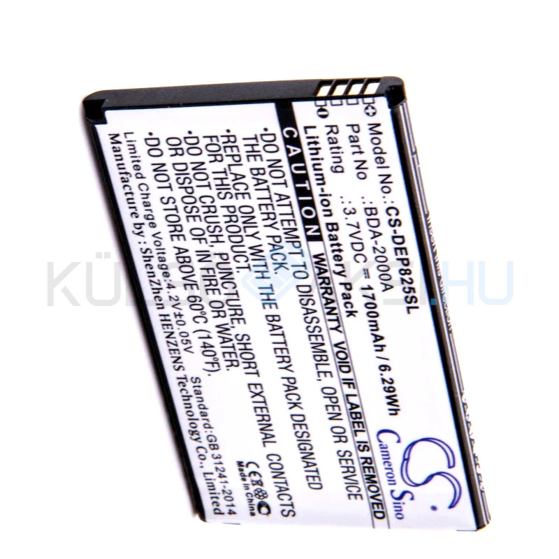 Senior Batéria mobilného telefónu VHBW Doro BDA-2000A - 1700mAh, 3.7V, Li-ion
