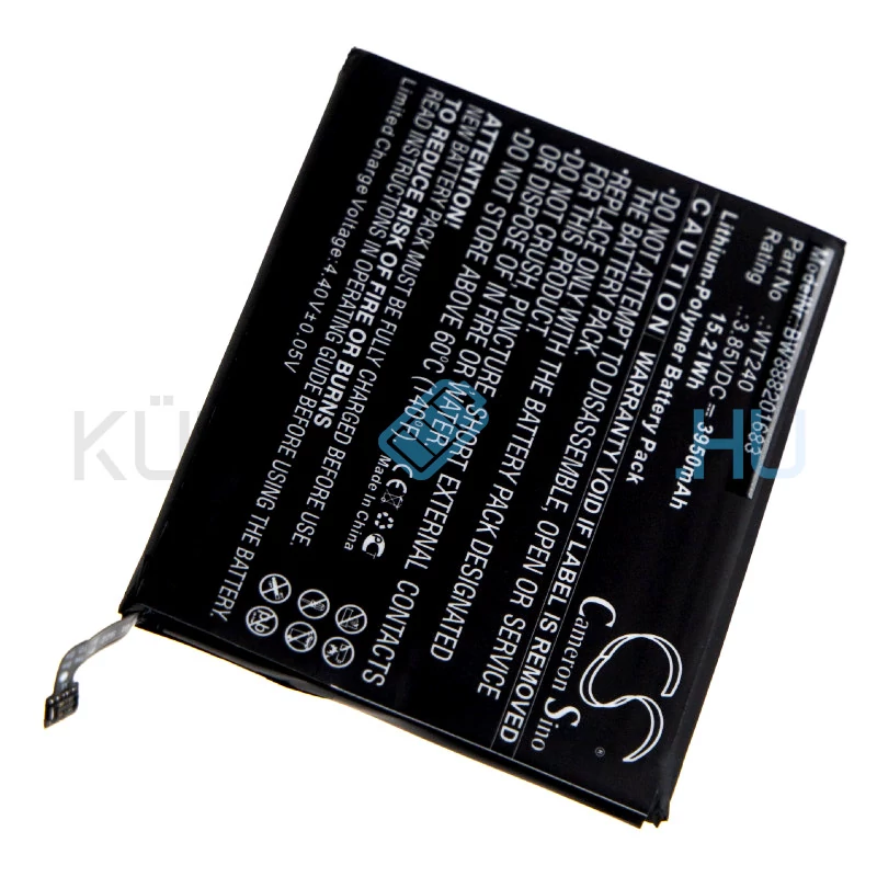 Batéria mobilného telefónu VHBW Nokia WT240 - 3950mAh, 3.85V, Li-polymer