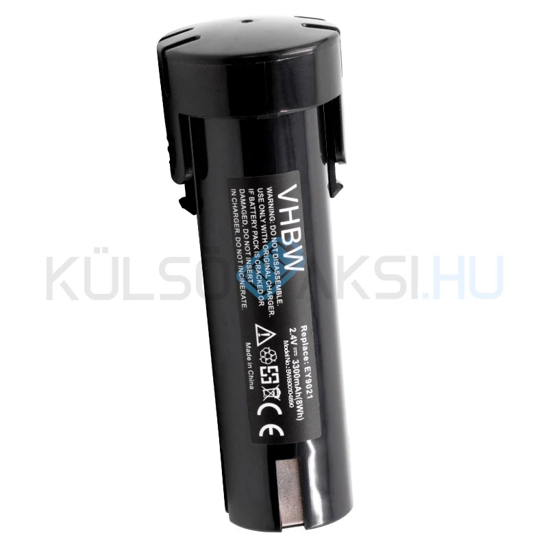 VHBW Elektromos szerszám akkumulátor Panasonic 6538 1, 6539 6 - 3300 mAh, 2.4 V, NiMH