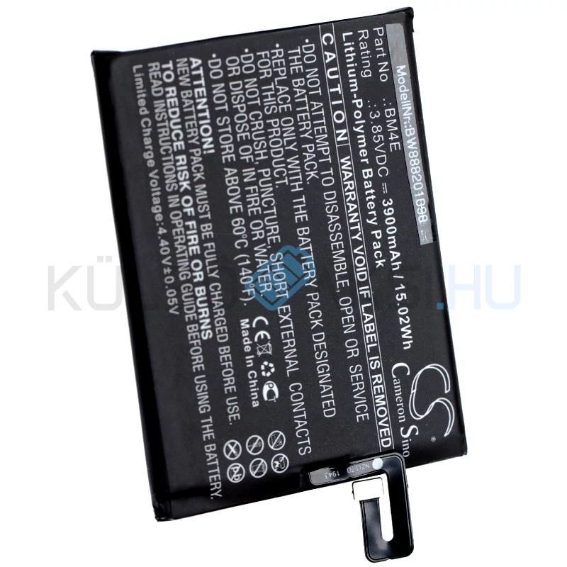 Batéria mobilného telefónu VHBW Xiaomi / Pocophone BM4E - 3900mAh, 3.85V, Li-polymer