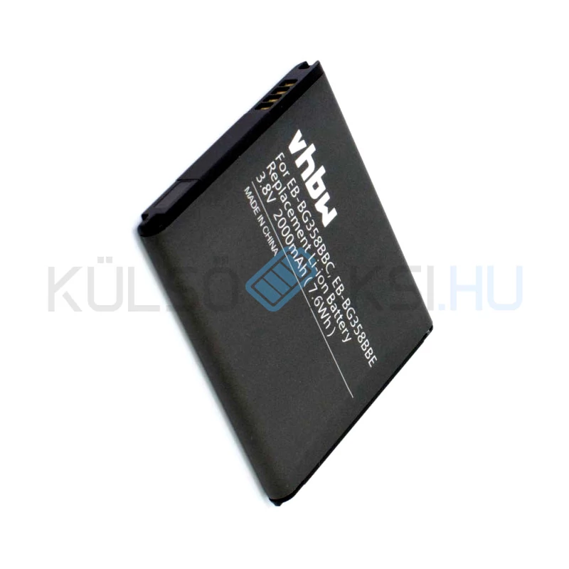 VHBW Telefon akkumulátor akku Samsung EB-BG358BBC, EB-BG358BBE - 2000mAh, 3.8V, Li-ion