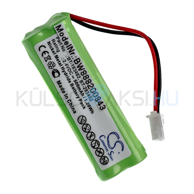 Vezetékes Telefon akkumulátor akku vTech 89-1348-01, 89-1348-01-00 - 500mAh, 2.4V, NiMH