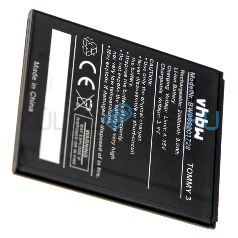 Batéria mobilného telefónu VHBW Wiko 2610 - 2500mAh, 3.8V, Li-ion