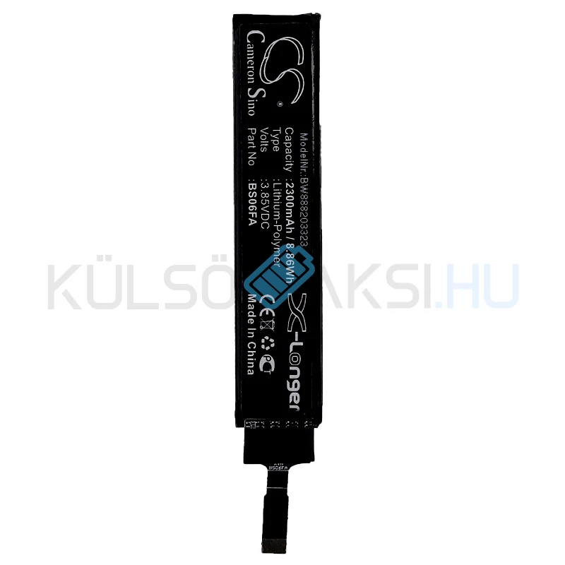 VHBW Telefon akkumulátor akku Xiaomi BS06FA - 2300mAh, 3.85V, Li-polymer