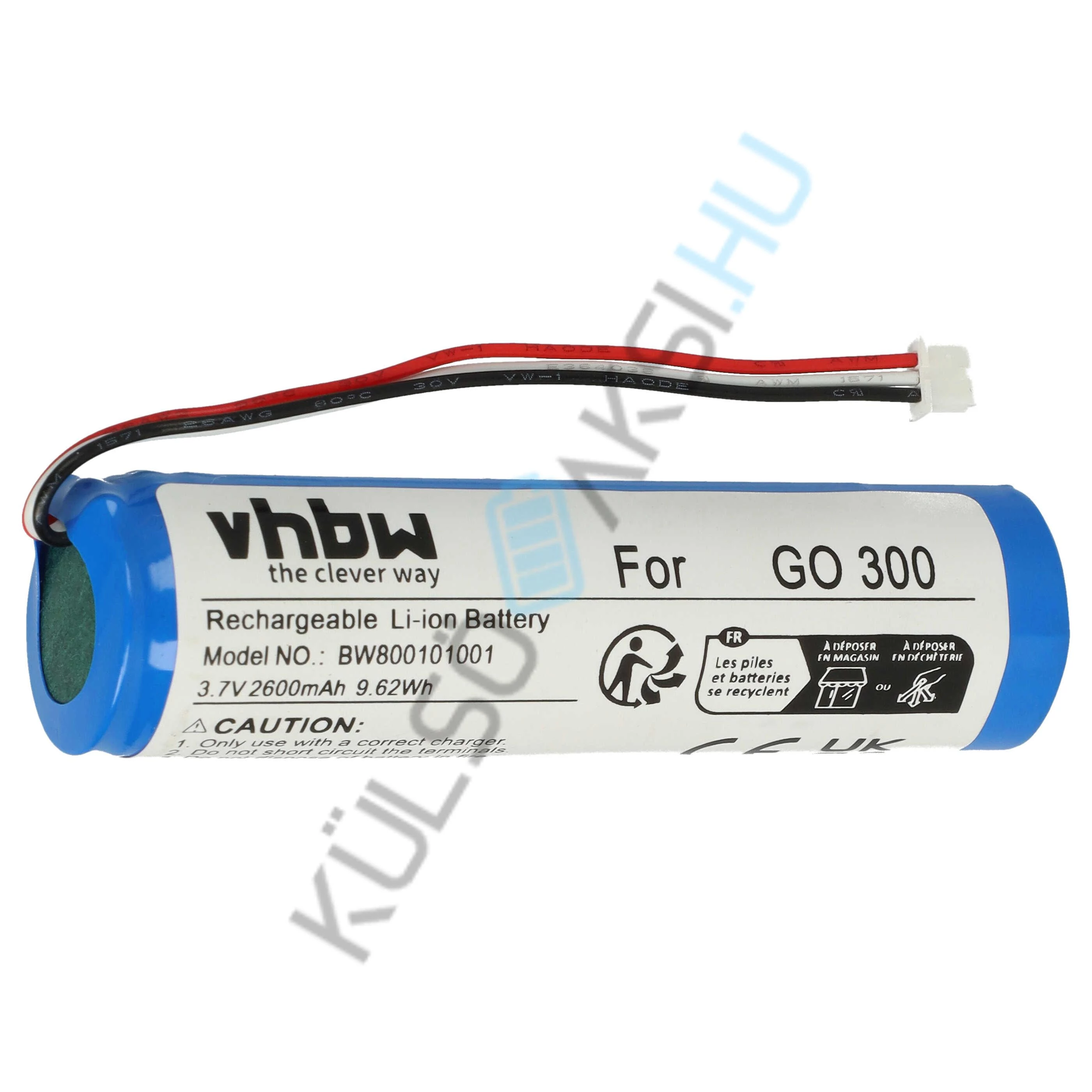 Náhradná batéria VHBW GPS pre VF5 - 2600mAh, 3,7V