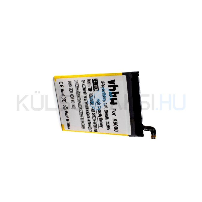 Mobile Phone Battery Replacement for Oukitel OK1703S2205960 - 6080mAh, 3.7V, Li-polymer
