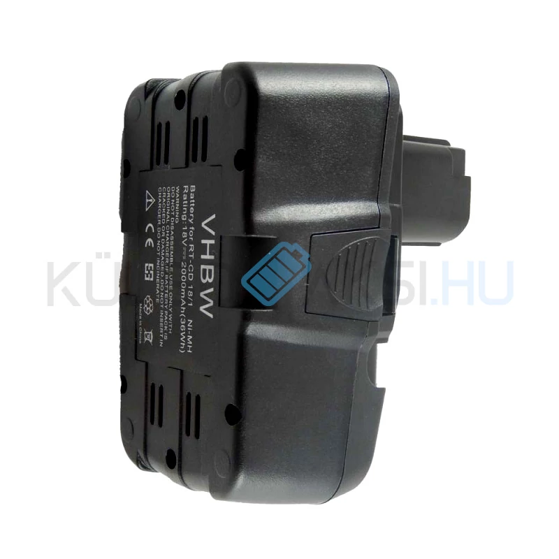 VHBW Akumulátor pre elektrické náradie Einhell RT-CD18/1 - 2000 mAh, 18 V, NiMH
