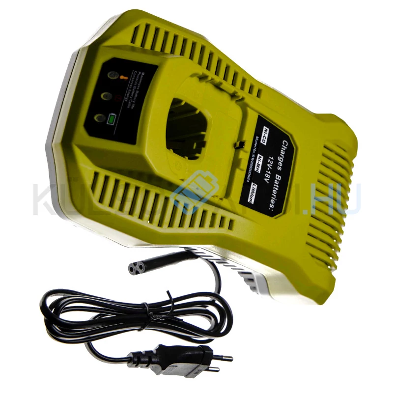VHBW Töltő Ni-Cd, Ni-Mh, Li-Ion 12V/18V MAX Ryobi One Plus Tools