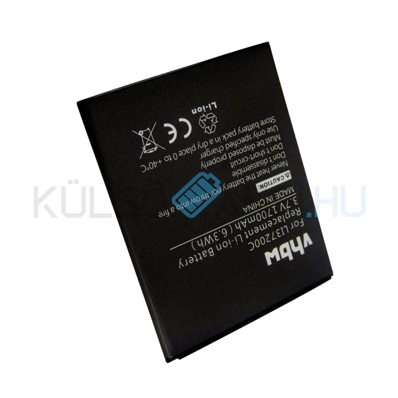 VHBW Telefon akkumulátor akku Hisense LI37200C - 1700mAh, 3.7V, Li-ion