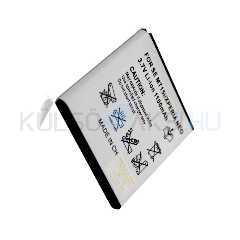 VHBW Telefon akkumulátor akku Sony-Ericsson BA700 - 1100mAh, 3.7V, Li-ion