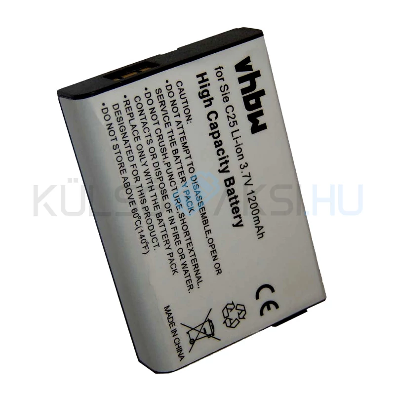 VHBW Telefon akkumulátor akku Siemens V30145-k1310-X103 - 1200mAh, 3.7V, Li-ion